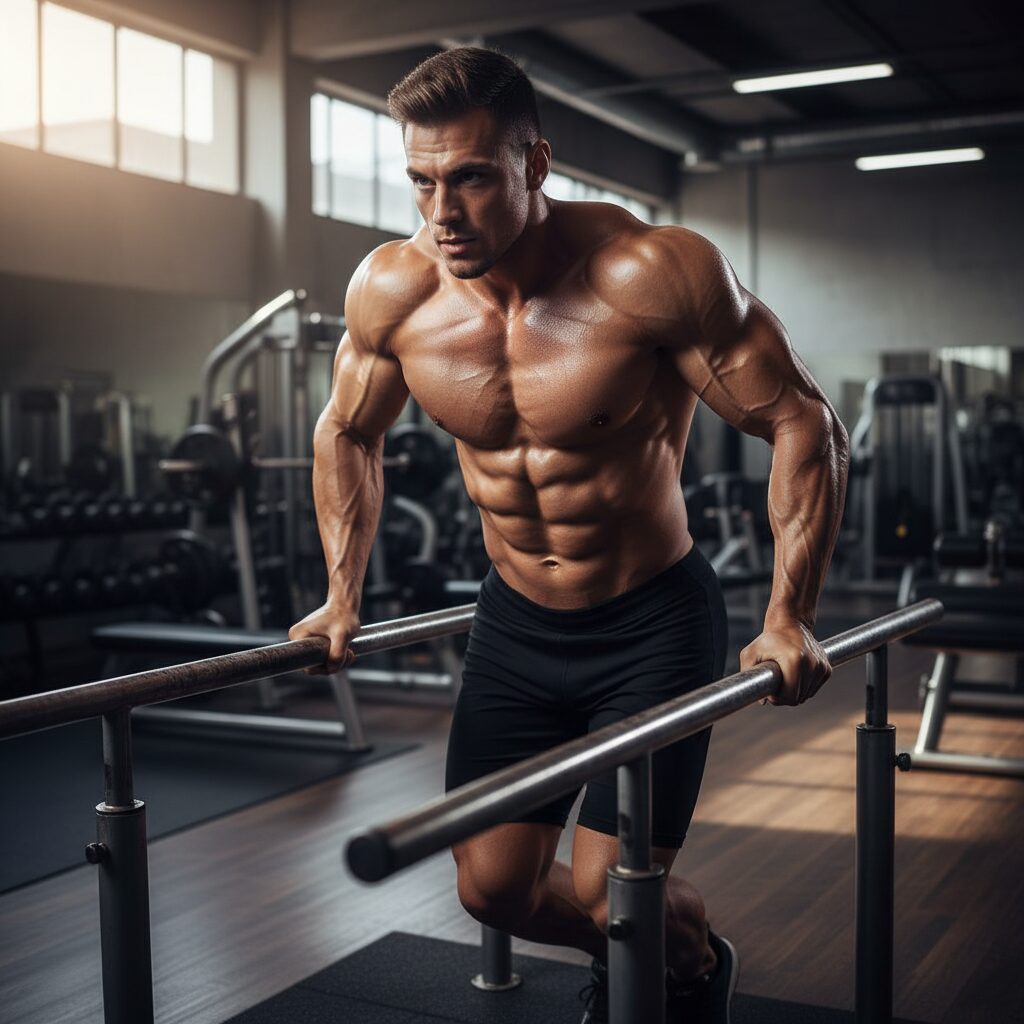 découvrez notre guide complet pour maîtriser les dips, un exercice de musculation essentiel pour développer la force et la définition musculaire des bras, des épaules et de la poitrine.