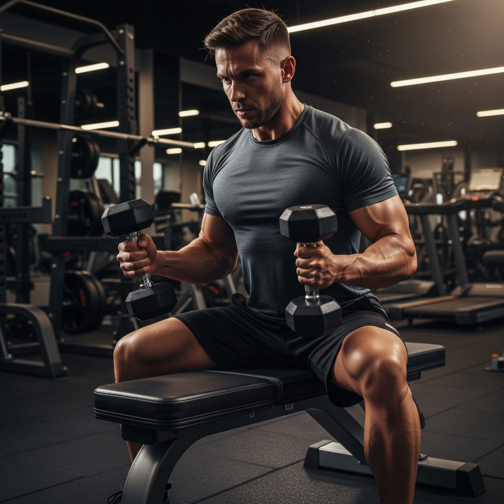 découvrez notre guide complet pour maîtriser le développé couché avec haltères, améliorer votre technique, augmenter votre force et prévenir les blessures.